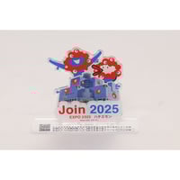 ハチエモン ミャクミャク なりきり アイテム　アクリルスタンド