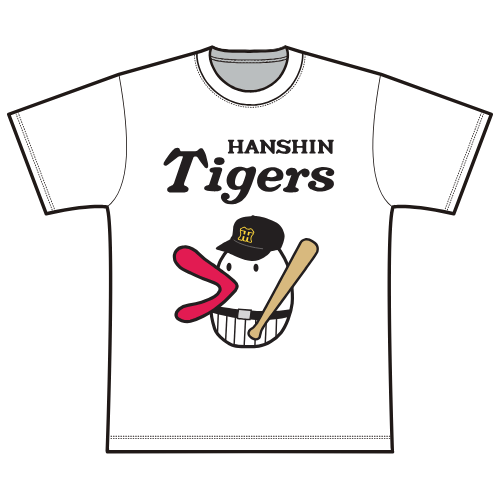 阪神タイガース×ハチエモン コラボTシャツ【6月下旬以降順次発送予定