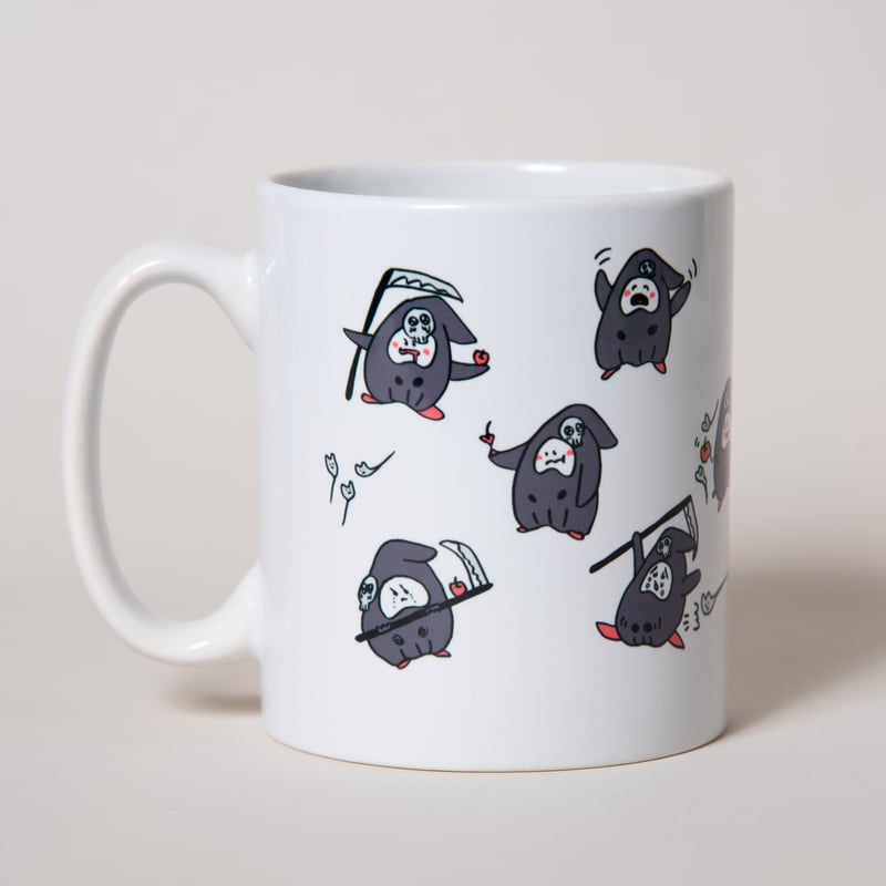 スノードロップの初恋」ぴえん死神マグカップ | カンテレストア