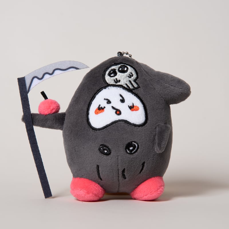 スノードロップの初恋」ぴえん死神ぬいぐるみキーホルダー | カンテレ