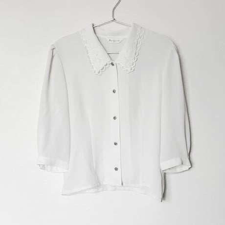 【No.014】 - Antique rose button blouse