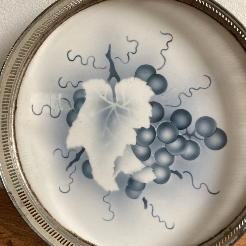 ワインボトルコースタータイル製ぶどう柄 | Antiques & Collectibles S