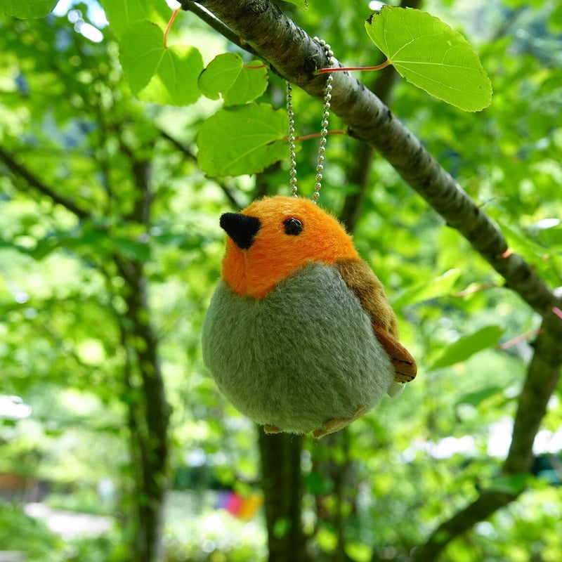 コマドリぬいぐるみ | Natural Parks Foundation 上高地オンラインストア