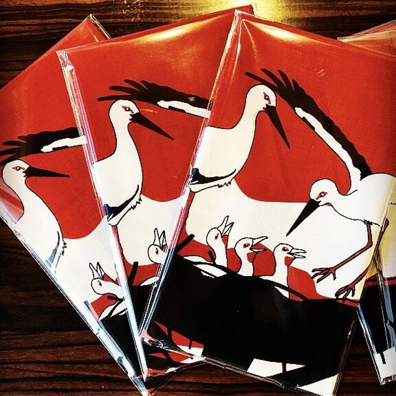 城崎温泉コウノトリ手ぬぐい | Book Store iChi STORE