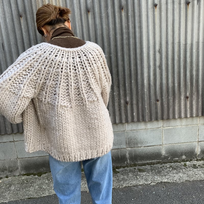 ハンドメイドニットカーディガン〈at-48〉 | mug