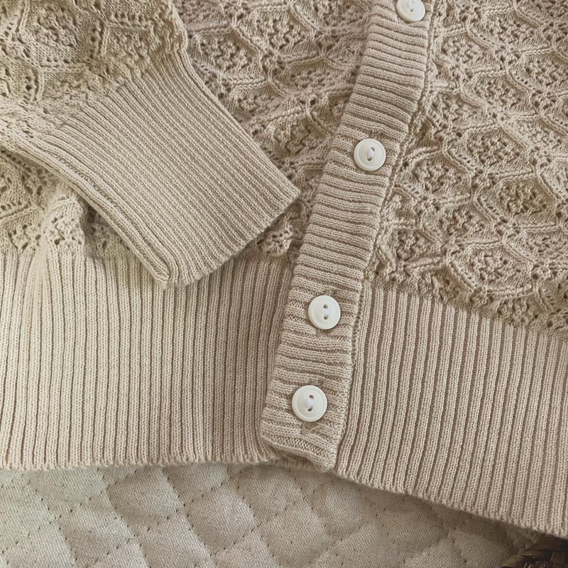 soor ploom 8y rose cardigan カーディガン 8/9y