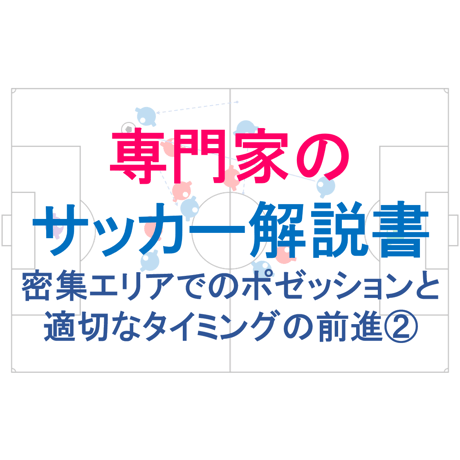 【完全版】専門家のサッカー解説書「密集エリアでのポゼッションと適切なタイミングの前進②」