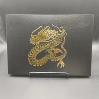 【龍】の御朱印帳　金 出席簿風