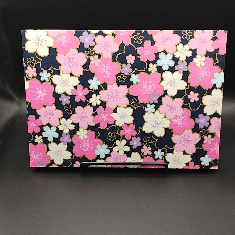 □黒和紙の御朱印帳 生地表紙 桜 | 御朱印帳販売処 キョーダイ社