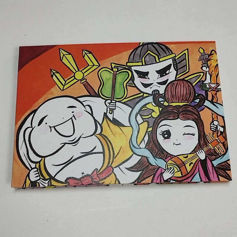 見開きの御朱印帳 七福神 | 御朱印帳販売処 キョーダイ社