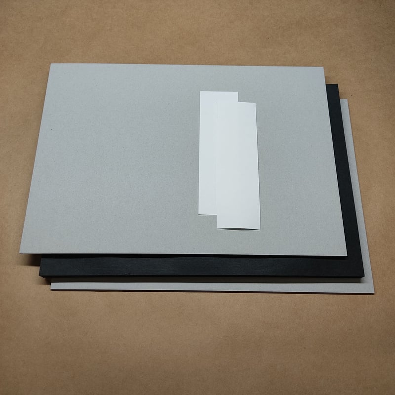 トモ　御朱印帳　見開き　黒和紙×3点 見開き用キット 黒和紙 | 御朱印帳販売処 キョーダイ社