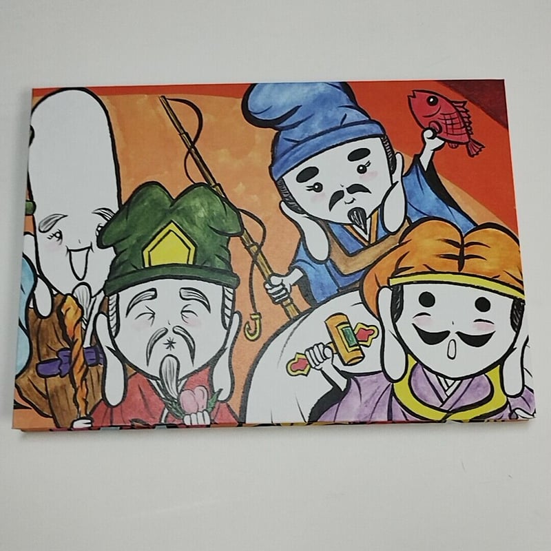 見開きの御朱印帳 七福神 | 御朱印帳販売処 キョーダイ社