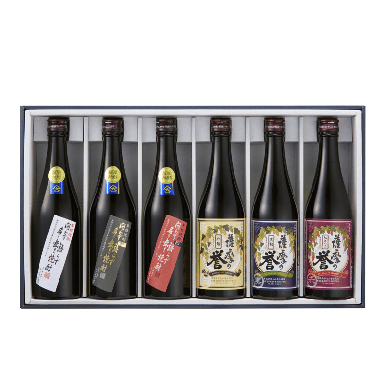 問わず・薩摩の誉 彩りギフトセット 500ml×6本 | 大山甚七商店