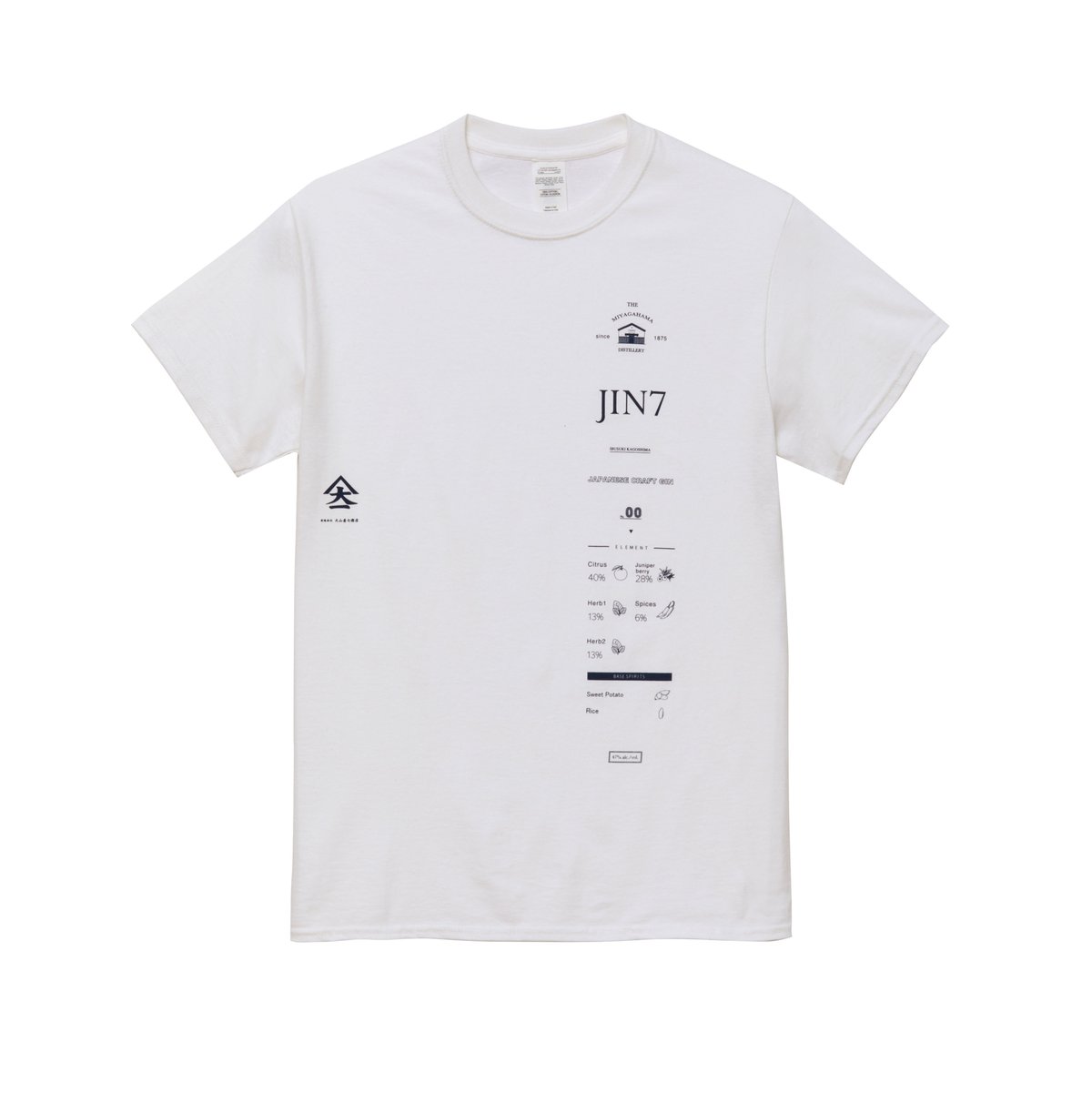 JIN7 series 00 オリジナルTシャツ | 大山甚七商店オンラインストア