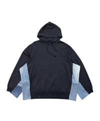 WEYEP　No.R-W-131-P　 side and under sleeve pullover parka-SWEAT AND DENIM