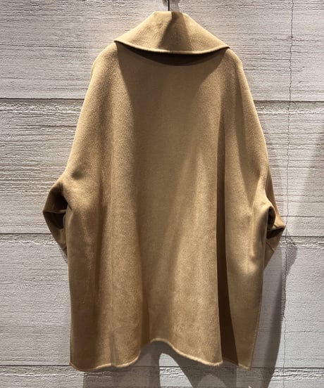 [ Lallia Mu ]テーラードリバーミドルコート