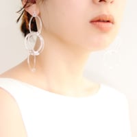 .one Clear 5ring  ピアス/イヤリング