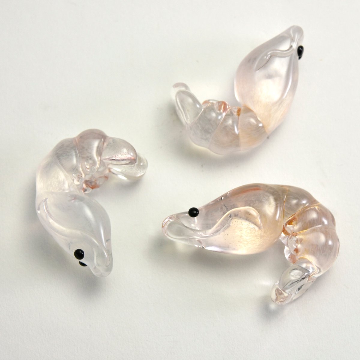 新品未開封　白エビ/勝木竜二　２個セット 白エビ/勝木竜二 | SOUVENIR TOYAMA GLASS STUDIO