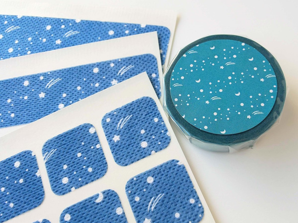 新品☆ melomoon デコレーションクリームなどマスキングテープ 3本