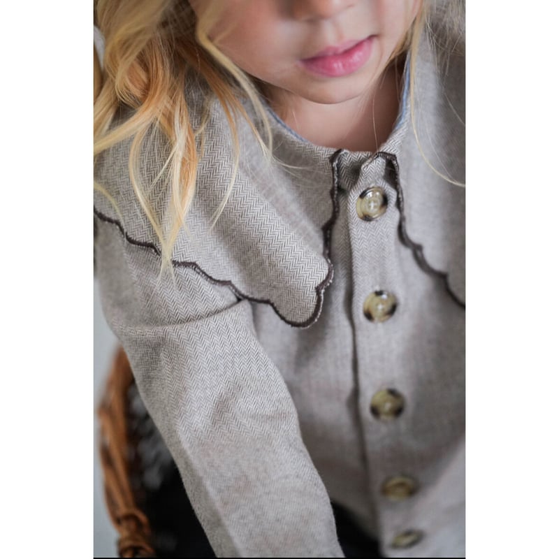 LOIR】Lorette-Shirt-Chevron embroidered | Joie＋