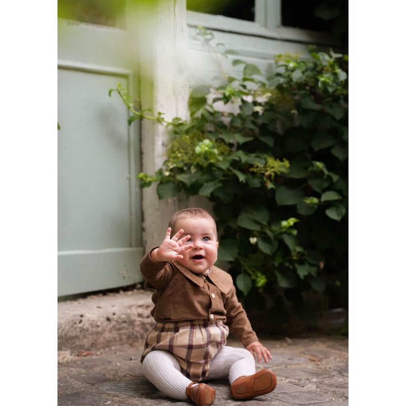 トップス LOIRparis 23AW Shirt Lorette 24m LOIR paris 】Shirt Lorette Tartan（18M,24M,36M,