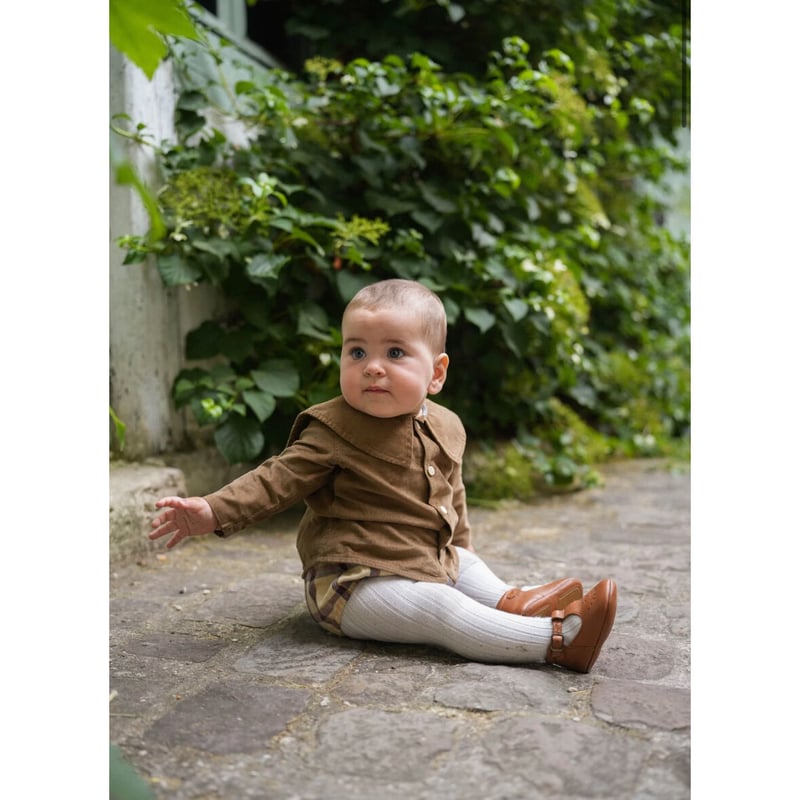 LOIR】Lorette-Shirt-Brown velvet | Joie＋