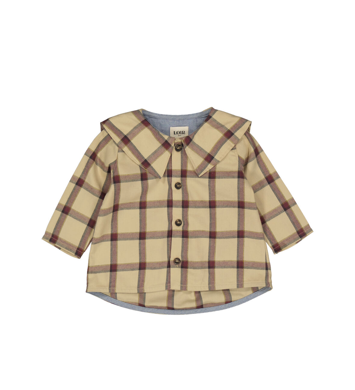 LOIR】Lorette-Shirt-Tartan flannel | Joie＋