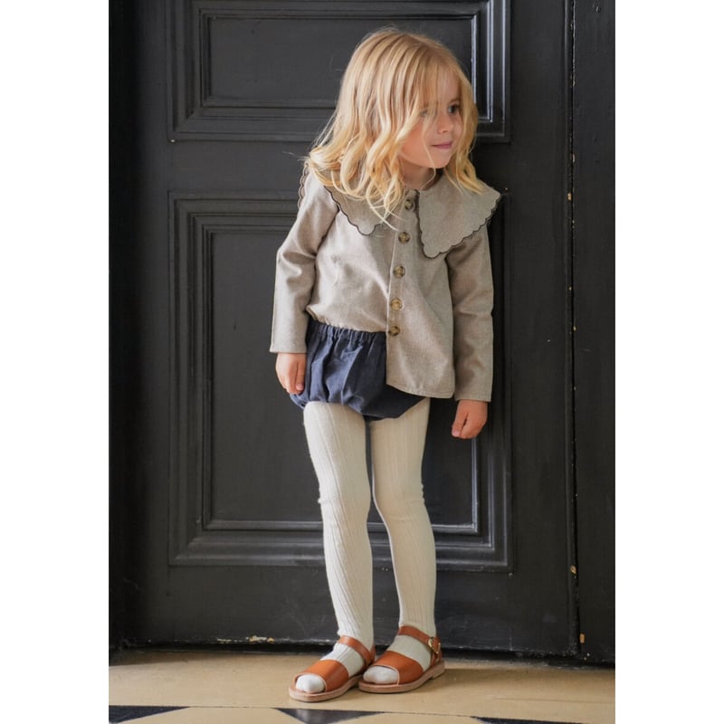 LOIR】Lorette-Shirt-Chevron embroidered | Joie＋