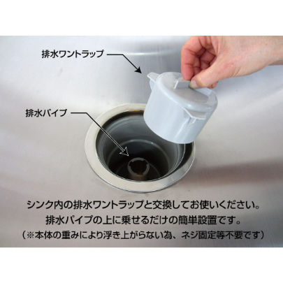 STORES特別セット】浅型バスケット＆銅トラップ（今ならスポンジ付き