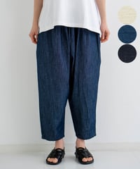 4.5oz綿麻甘撚りデニム　istaパンツ(7601-7010)