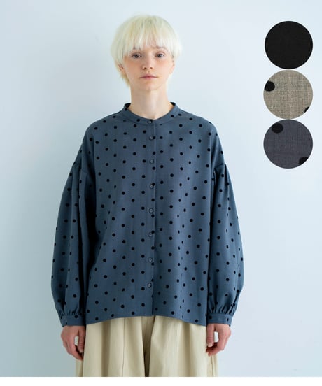 ista-ire コットンリネンウェザークロスタックバルーンパンツ(ブラック) to touch/コットンリネンウェザータックパンツ -ウエストの