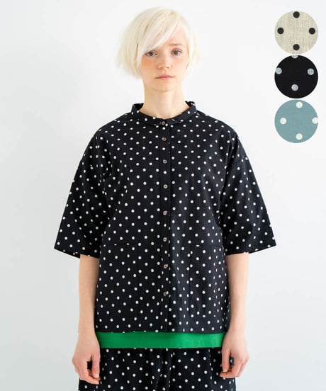 IRENE ドットシャツ CATEGORY トップス | ista-ire online store