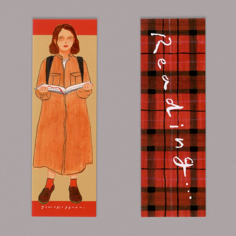 栞 新書サイズ（1枚）レッド | Tomoko Hara