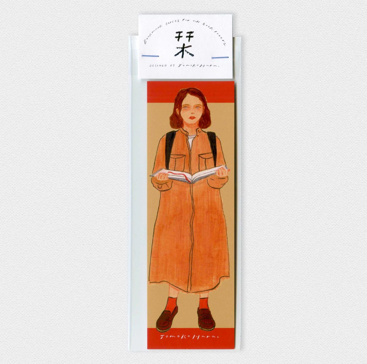 栞 新書サイズ（1枚）レッド | Tomoko Hara