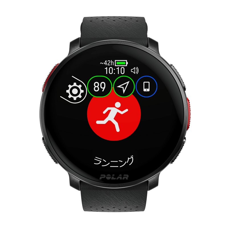 POLAR VANTAGE V3 ナイトブラック S-L | SPRINT SHOP