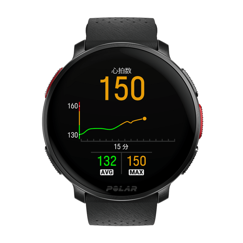 POLAR VANTAGE V3 ナイトブラック S-L | SPRINT SHOP