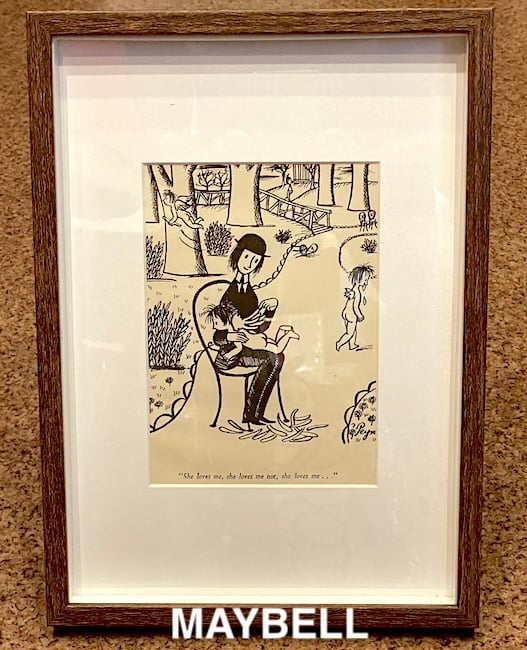 レイモン・ペイネ、L、希少画集画、状態良好、新品高級額装付 レイモン・ペイネ、真心を見せ合い、希少画集画、状態良好、新品