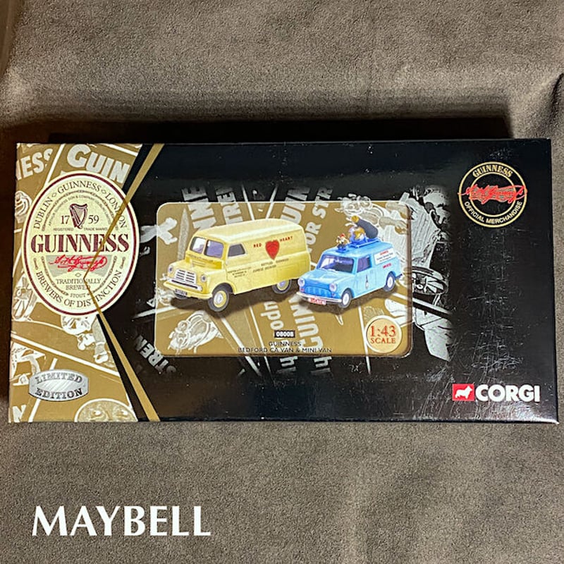 ミニカー 2セット / Corgi Guinness Bedford CA Van & MIN ミニカー 2セット / Corgi Guinness Bedford CA Van & MIN