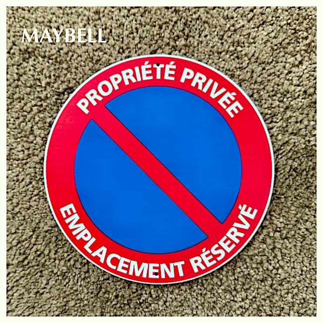 フランス 駐車禁止表示プレート(1) | MAYBELL-NICK STORE