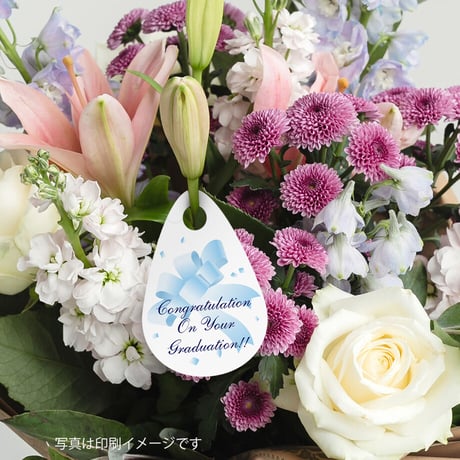 お花のラベルＰ　花束吊下げラベル　無地A4用紙14面付【20ｼｰﾄ入/280枚分】