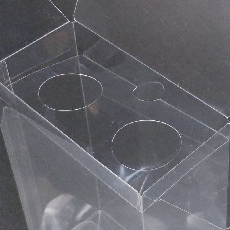 ボトル用クリアケース O-21 SAKE300ml用 2本入り間仕切り付【50枚