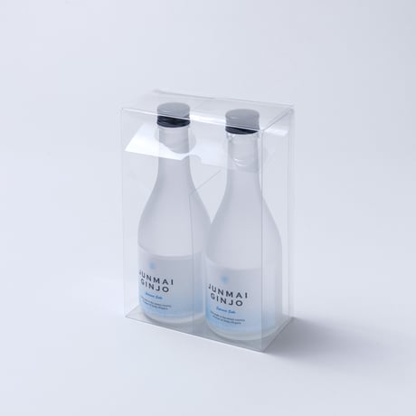 ボトル用クリアケース O-21　ＳＡＫＥ300ml用 2本入り間仕切り付【50枚】