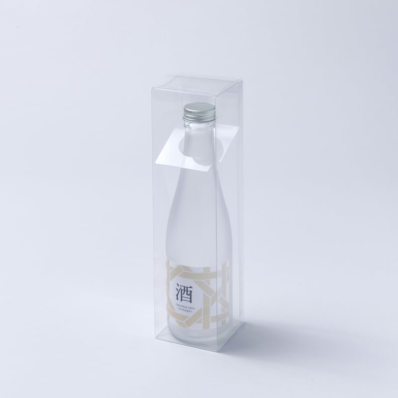 ボトル用クリアケース O-23 SAKE300ml汎用 WINE375ml用【50枚