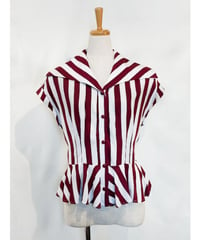Judy Deckchair Stripe Blouse【SS200402A】