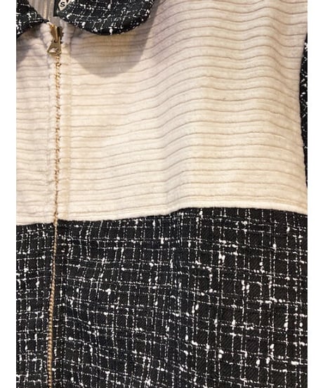 Tweed Nep x Corduroy Switch Blouson【SVY-JK127】
