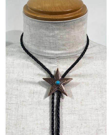 Turquoise Star Bolo Tie【NB-BT007】