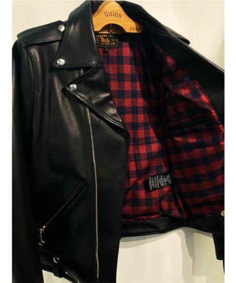 D-Pocket Motor Cycle Leather Jacket【IPSL-LRJK002】