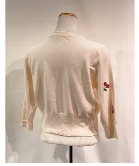 Cherries Flying Down Knitted Cardigan【VJ-LKN015】