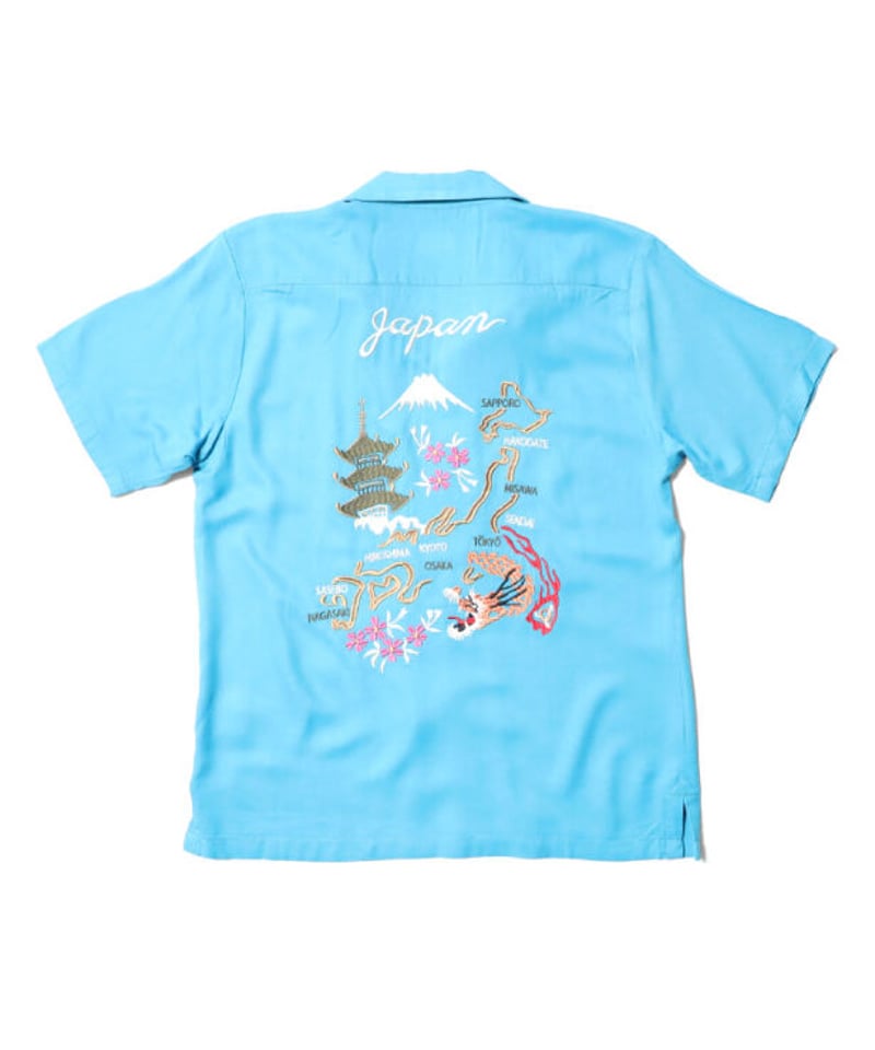 Japan Map Souvenir Shirts【41003】 | savoyclothing