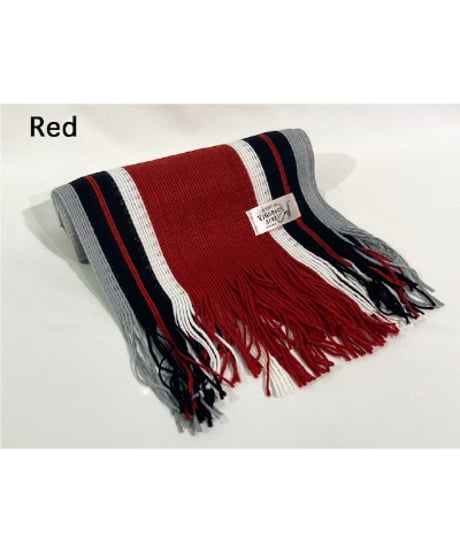 College Stripe Muffler 【VJ-MF001】